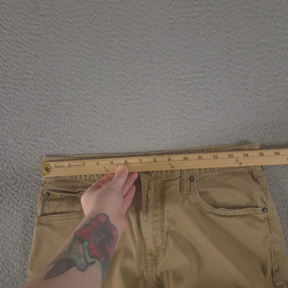 Gap Pants Mens 30x32 Khaki Slim Leg GapFlex Twill Skinny Stretch Cotton Chino